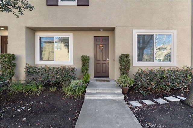 27571 Darrington Ave Unit 2, Murrieta, CA 92562 - property entrance with stucco siding