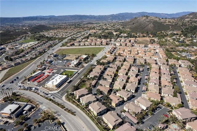 27571 Darrington Ave Unit 2, Murrieta, CA 92562 - aerial view of property's location featuring a mountain backdrop and nearby suburban area