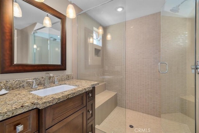 133 Upper Terrace Rd, Avalon, CA 90704 - full bath with a shower stall and vanity