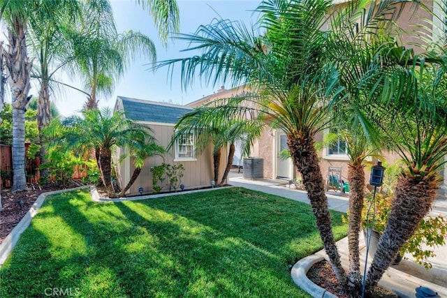 26718 Cactus Creek Way, Menifee, CA 92586 - view of yard with cooling unit