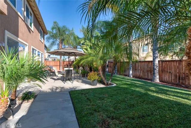 26718 Cactus Creek Way, Menifee, CA 92586 - view of yard with a patio