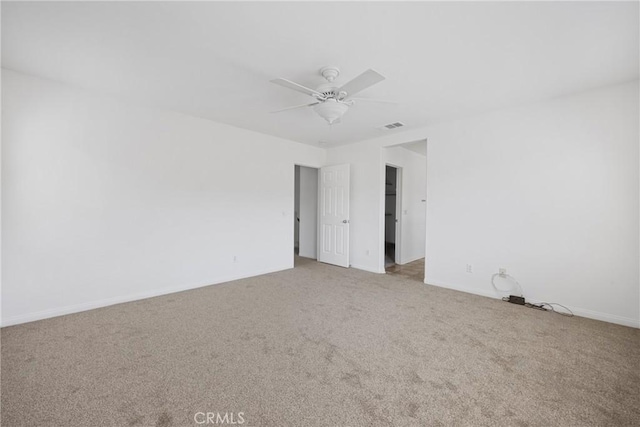 34135 Crenshaw St, Beaumont, CA 92223 - carpeted spare room with a ceiling fan and baseboards