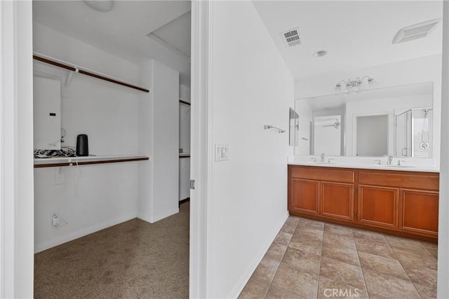34135 Crenshaw St, Beaumont, CA 92223 - full bathroom with double vanity and a walk in closet