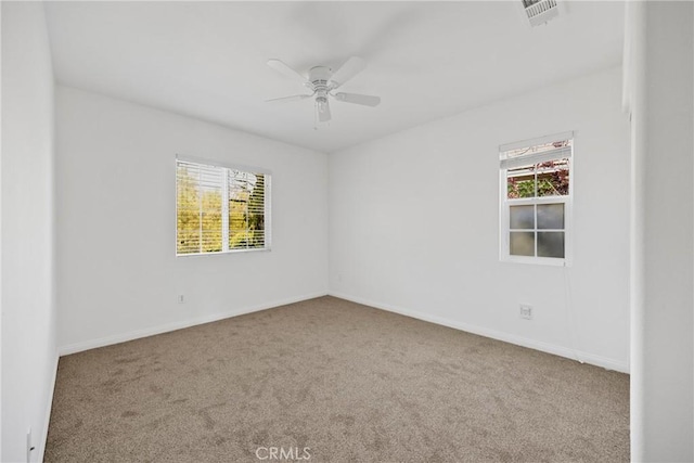 34135 Crenshaw St, Beaumont, CA 92223 - carpeted empty room with healthy amount of natural light and a ceiling fan