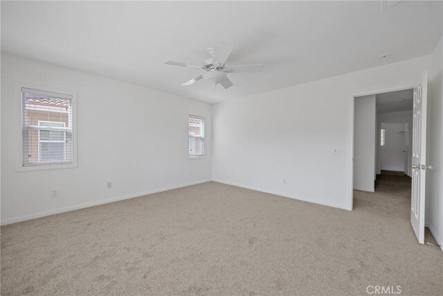 34135 Crenshaw St, Beaumont, CA 92223 - empty room with light carpet and a ceiling fan