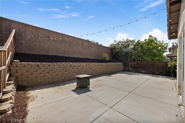 34135 Crenshaw St, Beaumont, CA 92223 - fenced backyard featuring a patio