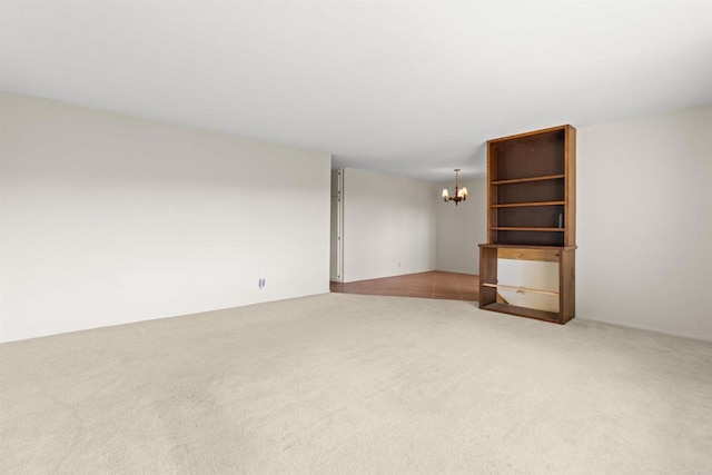 4428 Skimmer Way, Oceanside, CA 92057 - unfurnished room with a chandelier and carpet flooring