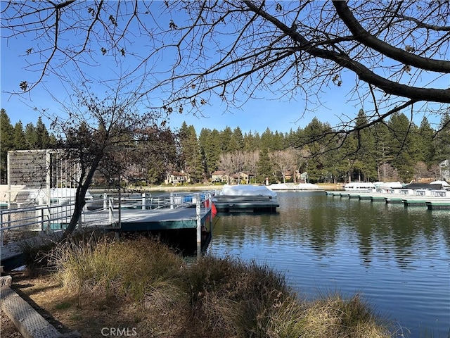 743 Rhine Rd, Lake Arrowhead, CA 92352 - dock area with a water view