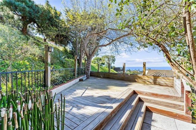 view of deck