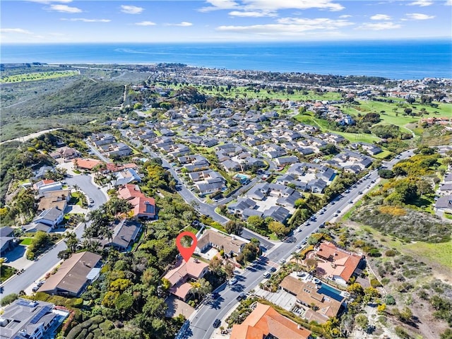 604 Avenida Acapulco, San Clemente, CA 92672 - aerial view of property's location with a large body of water and nearby suburban area
