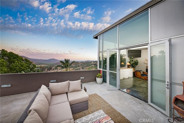 2893 Paseo Del Sol, Escondido, CA 92025 - view of patio / terrace with an outdoor living space