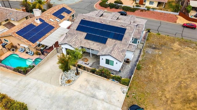 drone / aerial view