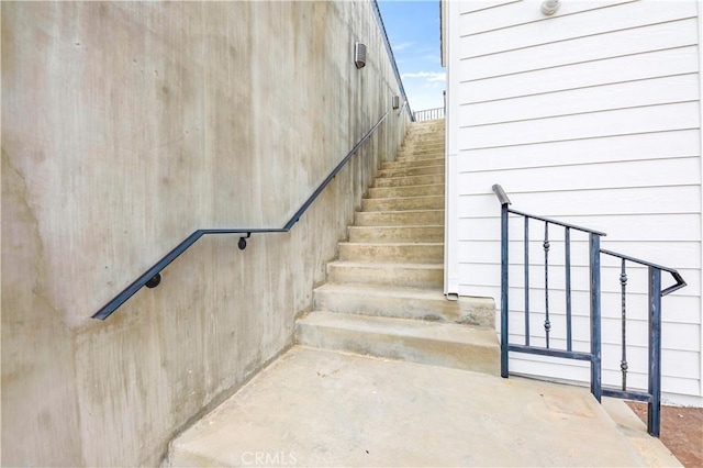 view of staircase