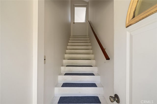 view of staircase