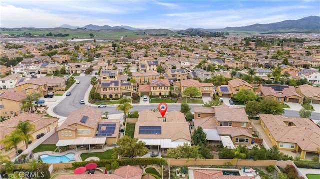 32529 Presidio Hills Ln, Winchester, CA 92596 - aerial view of residential area featuring a mountain backdrop
