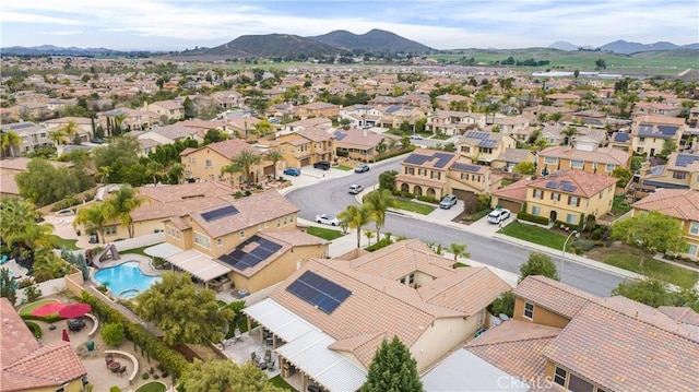 32529 Presidio Hills Ln, Winchester, CA 92596 - aerial view of residential area with a mountainous background and a pool area