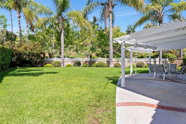 29211 Alfieri St, Laguna Niguel, CA 92677 - view of yard with a pergola and a patio area