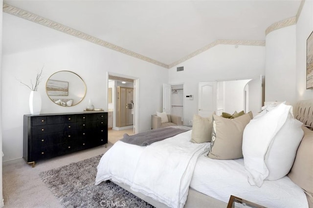 29211 Alfieri St, Laguna Niguel, CA 92677 - bedroom featuring lofted ceiling and light colored carpet