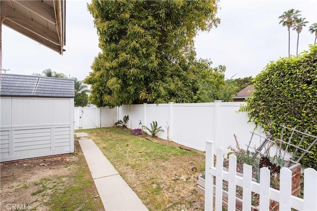 18715 Plummer St, Northridge, CA 91324 - view of yard with an outbuilding and a storage shed