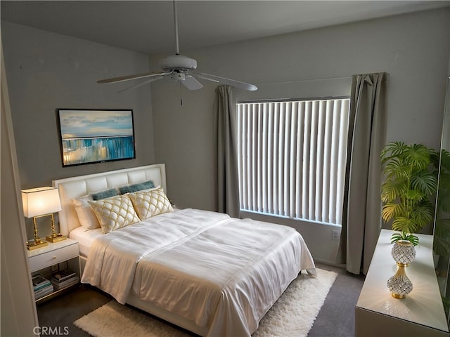 37467 Golden Pebble Ave, Palm Desert, CA 92211 - bedroom with ceiling fan and carpet floors