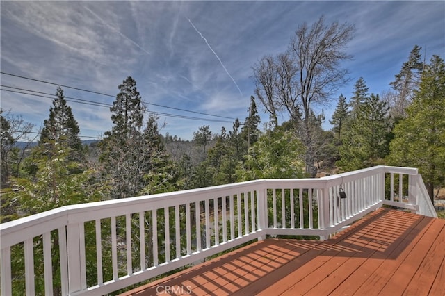 view of deck