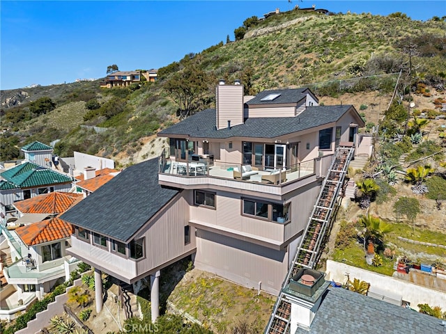 15 Vista De Catalina N, Laguna Beach, CA 92651 - view of subject property featuring a mountain backdrop