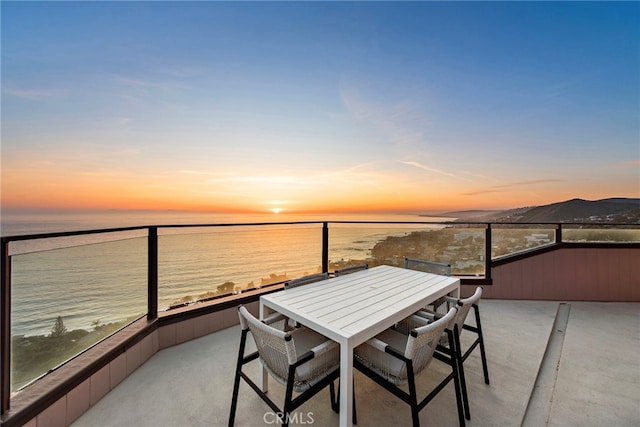 15 Vista De Catalina N, Laguna Beach, CA 92651 - balcony with a water view and outdoor dining space