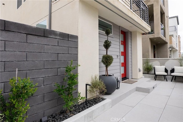 exterior space featuring fence