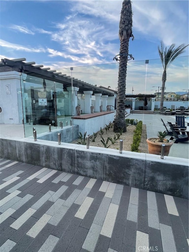 view of patio