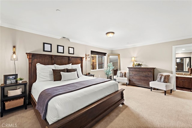 34501 Calle Carmelita, Dana Point, CA 92624 - bedroom with crown molding and light colored carpet