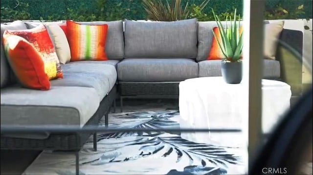 1245 N New Hampshire Ave Unit 4, Los Angeles, CA 90029 - exterior space with an outdoor living space