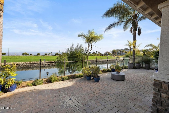 4111 Adriatic St, Oxnard, CA 93035 - view of patio featuring a water view