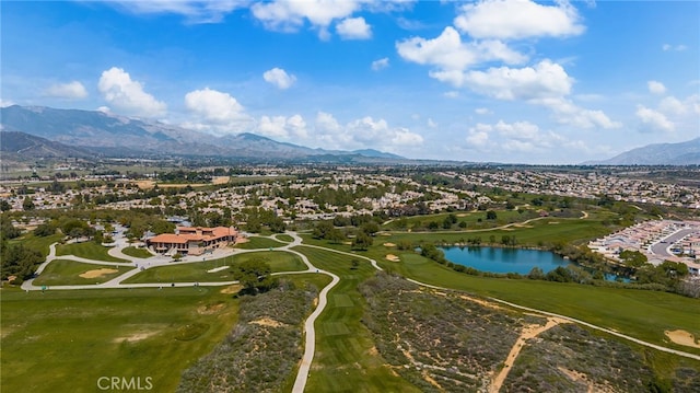 11638 Zoeller St, Beaumont, CA 92223 - aerial view of residential area featuring a water and mountain view and a golf club