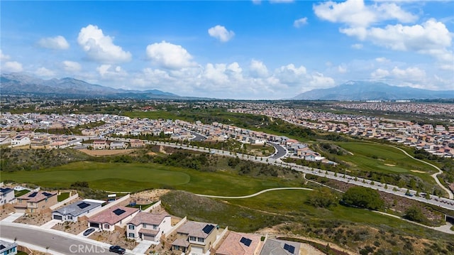 11638 Zoeller St, Beaumont, CA 92223 - aerial view of residential area with a mountain backdrop and a local golf course