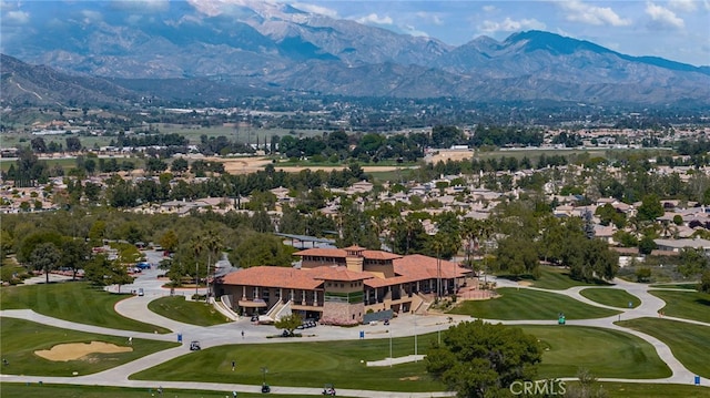 11638 Zoeller St, Beaumont, CA 92223 - drone / aerial view of a mountainous background and a golf club