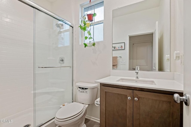 1926S Pump House Ln, Santa Paula, CA 93060 - full bathroom with vanity, toilet, and a shower stall
