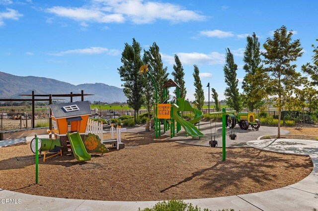 1926S Pump House Ln, Santa Paula, CA 93060 - communal playground with a mountain view