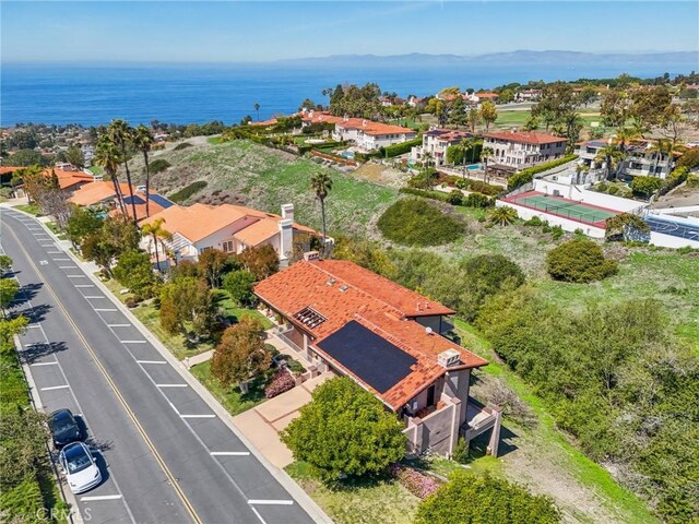 1547 Via Coronel, Palos Verdes Estates, CA 90274 - drone / aerial view featuring a water view