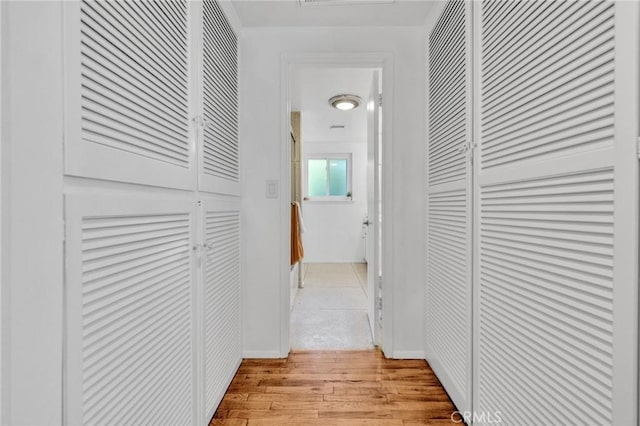 2001 Hacienda Rd, La Habra Heights, CA 90631 - corridor featuring light wood finished floors