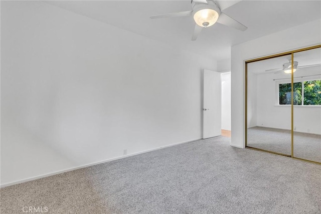 2001 Hacienda Rd, La Habra Heights, CA 90631 - unfurnished bedroom featuring carpet flooring, a closet, and ceiling fan