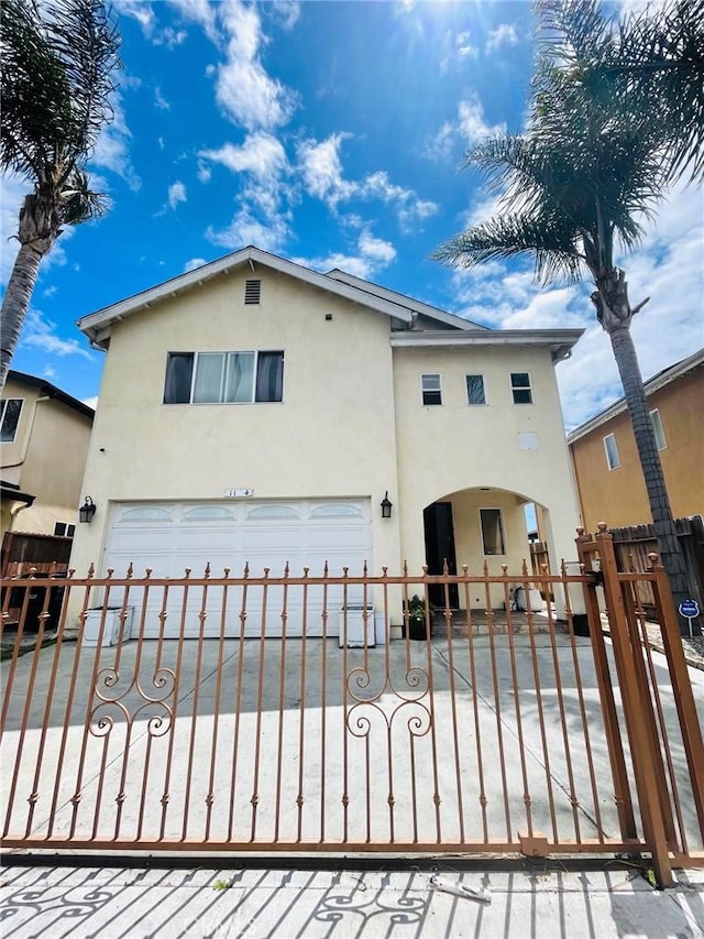 exterior space with fence