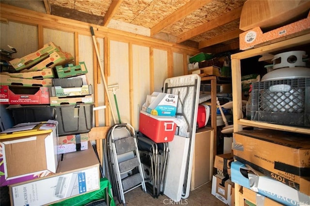 view of storage