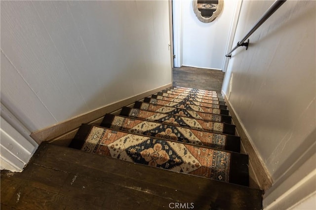 view of stairs
