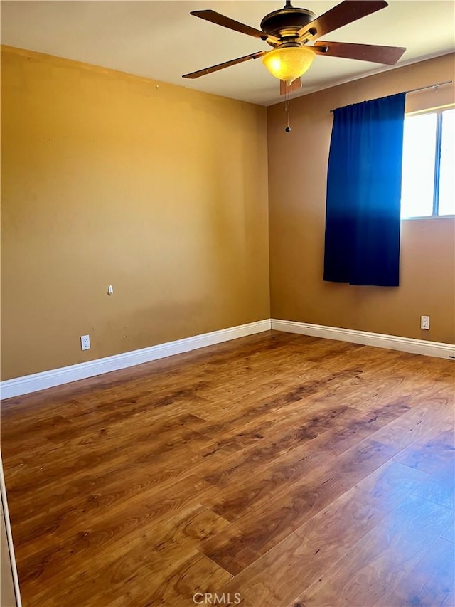 10715 3rd Ave, Hesperia, CA 92345 - spare room with wood finished floors and ceiling fan