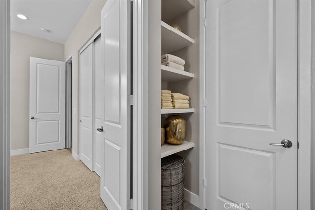 view of closet