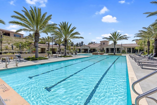 view of pool