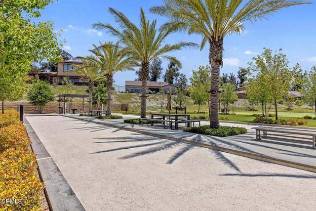 view of property's community