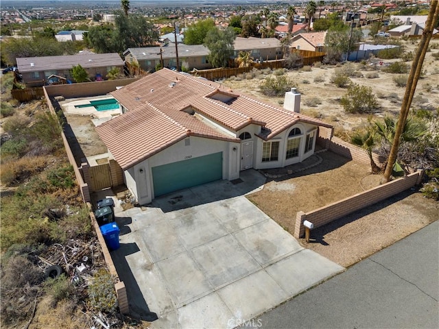 drone / aerial view