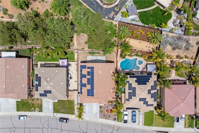 24898 Sunset Vista Ave, Menifee, CA 92584 - aerial overview of property's location featuring a pool area