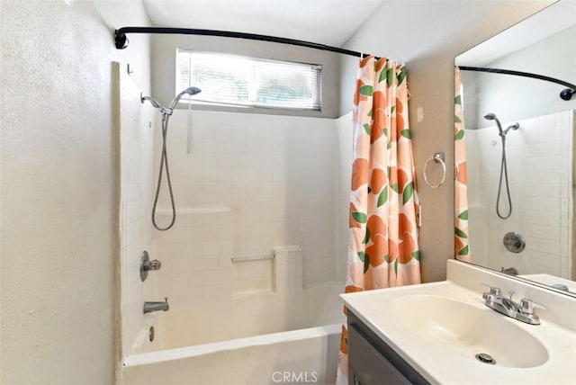 595 Casey Ct, Colton, CA 92324 - bathroom with shower / bath combo and vanity